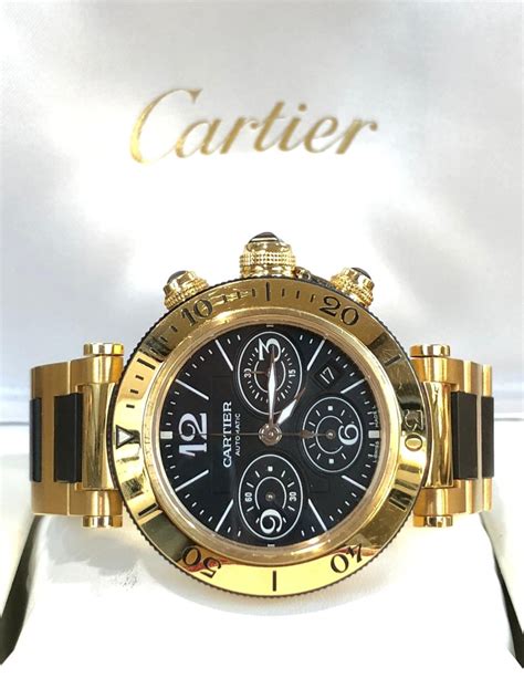 cartier pasha 42mm chronograph.